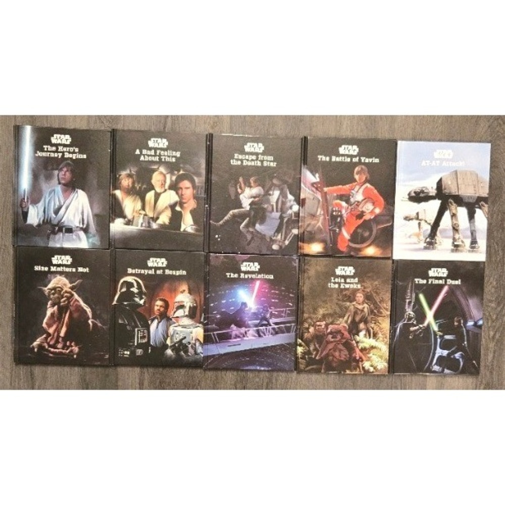 Star Wars World of Reading Hardcover Book Lot 10 Books 1-8 10 11 Luke Skywalker